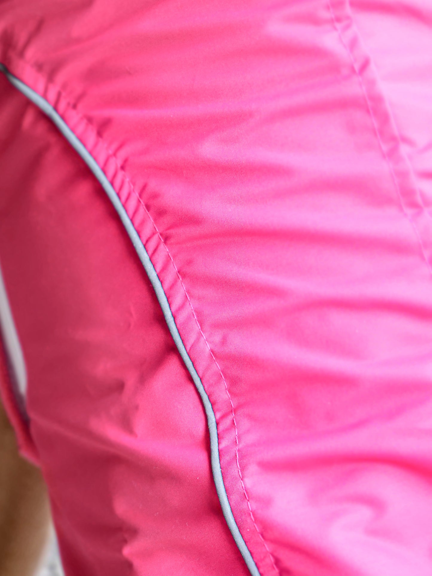 Dog Coat With Zip - Shower Proof - Carmine Rose
