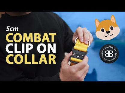 5cm Combat® Collar | With Handle & Rated Clip - Purple v2.0